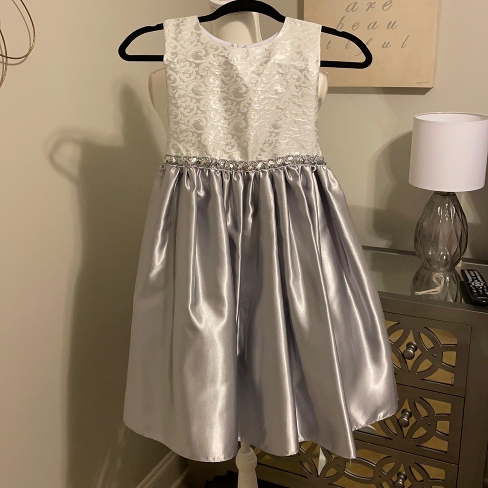 New WO Tags Crayola Kids Satin Party Dress